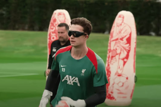 Why are Liverpool FC Goalkeepers training in vision goggles?