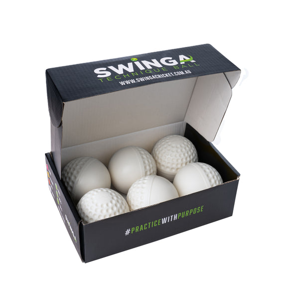 Box of 6 Swinga Cricket Technique Balls